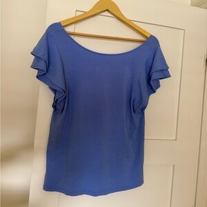 Lilly Pulitzer Elly blue top, Size M